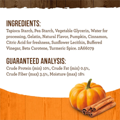 Merrick Fresh Kisses Natural Dental Chews, Treats Infused With Pumpkin and Cinnamon For Medium Dogs 25-50 Lbs