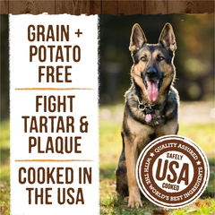 Merrick Fresh Kisses Natural Dental Chews, Treats Infused With Pumpkin and Cinnamon For Medium Dogs 25-50 Lbs