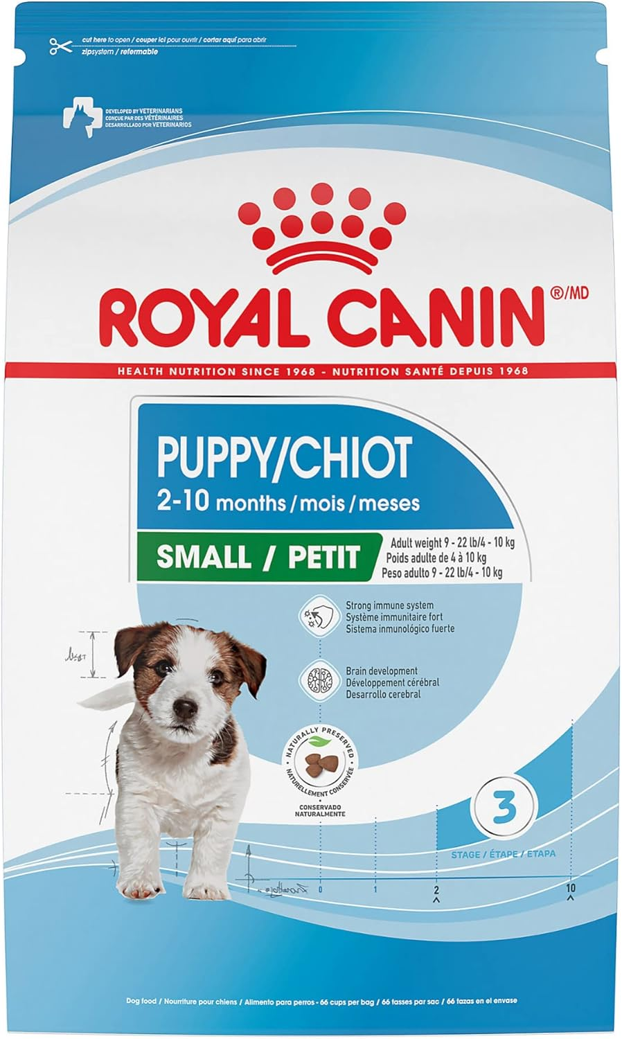 Royal Canin Size Health Nutrition Small Breed Dry Puppy Food, Supports Brain Development, Immune Support, and Digestive Health