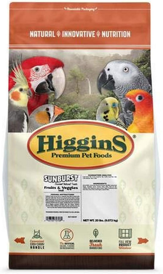 Higgins Sunburst Fruit & Veggie Small Hookbill