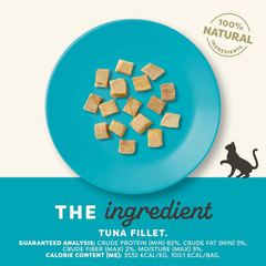 Applaws Natural Cat Treats, Limited Ingredient Freeze-Dried Cat Treats, 100% Protein, Healthy & Nutritious, Grain-Free, Single-Ingredient Cat Treats, Tuna Freeze Dried Cat Treats