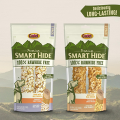 Cadet Smart Hide Rawhide Free Dog Treats – Peanut Coated