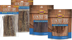 Cadet 100% Beef Strips Dog Chew Sticks, Long-Lasting Single-Ingredient Natural Treats, High-Protein, Perfect for Small & Large Breeds