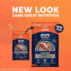 Canidae Pure SENIOR Real Chicken, Sweet Potato & Garbanzo Bean Recipe Dog Dry