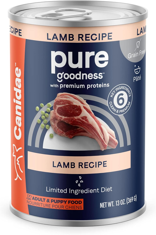 Canidae PURE Limited Ingredient Premium Adult Wet Dog Food, Lamb Recipe