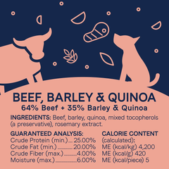 Canidae Pure 3-in-1 Goodness Premium Freeze-Dried Raw Dog Food with Beef, Barley & Quinoa