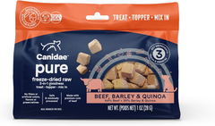 Canidae Pure 3-in-1 Goodness Premium Freeze-Dried Raw Dog Food with Beef, Barley & Quinoa