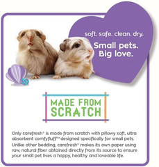 carefresh 99% Dust-Free Sea Glass Natural Paper Small Pet Bedding with Odor Control