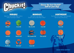 Chuckit! High-Bounce Rubber Fetch Ball