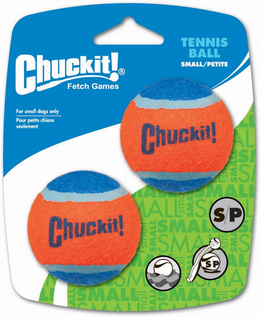 Canine Hardware Chuck It Tennis Ball, 2 Inch, 2 Count
