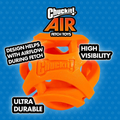 Chuckit! Air Fetch Wheel Doy Toy, Orange