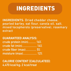 Cloud Star Tricky Trainers Crunchy, Low Calorie Training Dog Treats, Made in the USA, Wheat & Corn Free, Cheddar