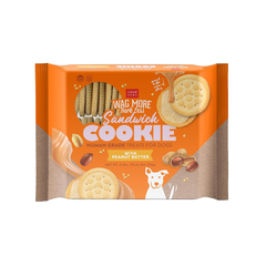 Cloud Star Wag More Bark Less Human Grade Sandwich Cookie: Peanut Butter