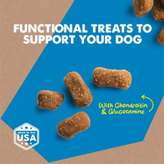 Cloud Star Dynamo Dog Soft Chews Hip & Joint Grain Free Dog Treats, Bacon & Cheese