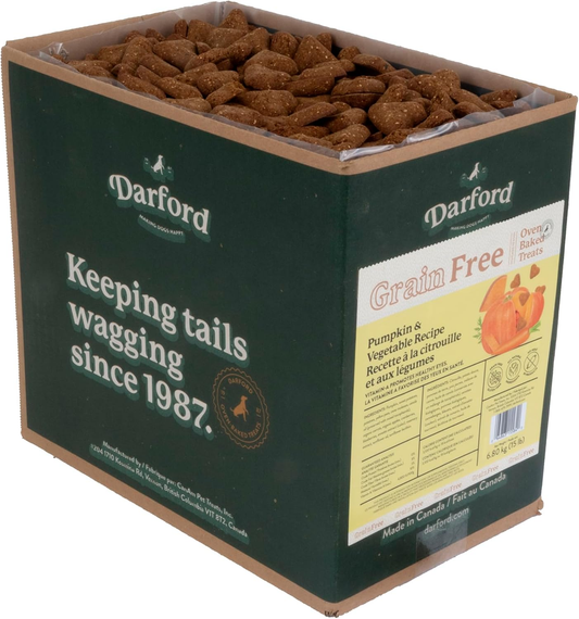 Grain Free Pumpkin with Mixed Vegetables Dog Treats