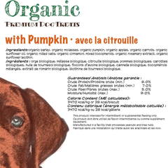 Darford Organic Premium Dog Treat - Pumpkin