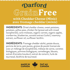 Grain Free Cheddar Cheese Minis Heart Recipe Dog Treats 12oz