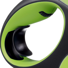 FLEXI New Comfort Retractable Dog Leash (Tape), Green