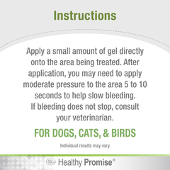 Four Paws Healthy Promise Quick Action Blood Stopper Styptic Gel for Dogs & Cats