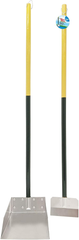 Four Paws Stainless Steel Long-Handled Dog Pooper Scooper Spade & Pan 2 Piece Set, Pet Waste Pickup Tool