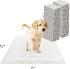Four Paws Wee-Wee Super Absorbent Unscented Pee Pads for Dogs & Puppies with Insta-Rise Border, Leak-Proof Dog Housebreaking Potty Training Floor Protection