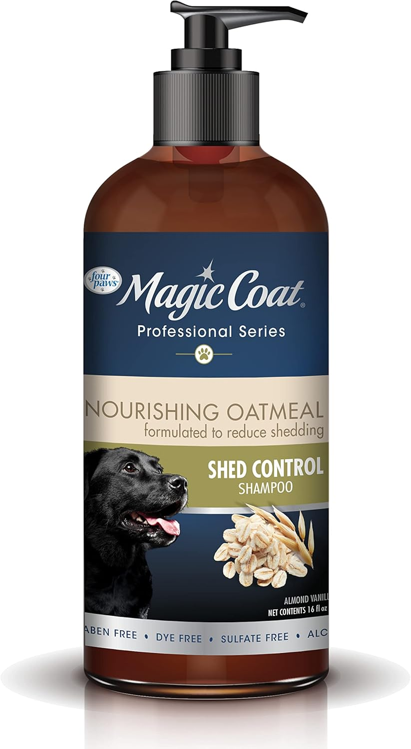 Four Paws Magic Coat Professional Series Nourishing Oatmeal De-Shedding Dog Shampoo