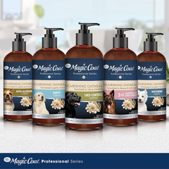 Four Paws Magic Coat Professional Series Nourishing Oatmeal De-Shedding Dog Shampoo