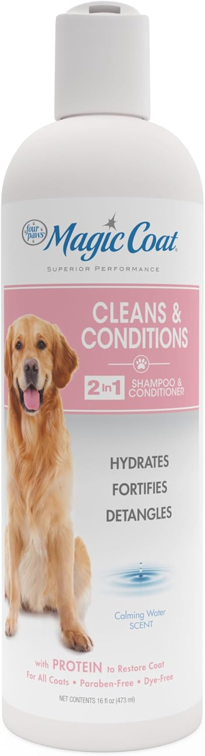 Four Paws Magic Coat Cleans & Conditions 2 in 1 Shampoo and Conditioner