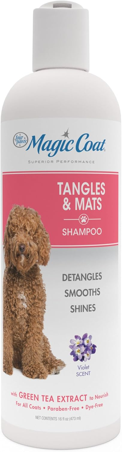 Four Paws Magic Coat Tangles and Mats Dog Grooming Shampoo, Violet Scent