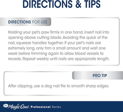 Four Paws Magic Coat Professional Series Non-Slip Grip Dog Nail Clipper, Claw Trimmer for Dogs