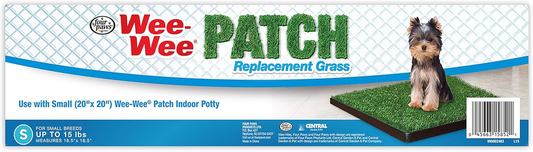 Four Paws Wee-Wee Premium Patch Indoor and Outdoor Pet Potty for Dogs l Dog Potty Training l Artificial Grass l Wee-Wee Patch