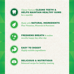 Greenies Large Natural Dental Care Dog Treats Blueberry Flavor