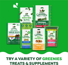 Greenies Petite Natural Dental Care Dog Treats Blueberry Flavor
