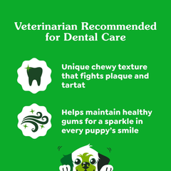Greenies Puppy Regular Size Natural Dental Dog Treats
