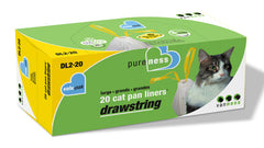 Van Ness Plastics Pure-Ness Drawstring Cat Pan Liners