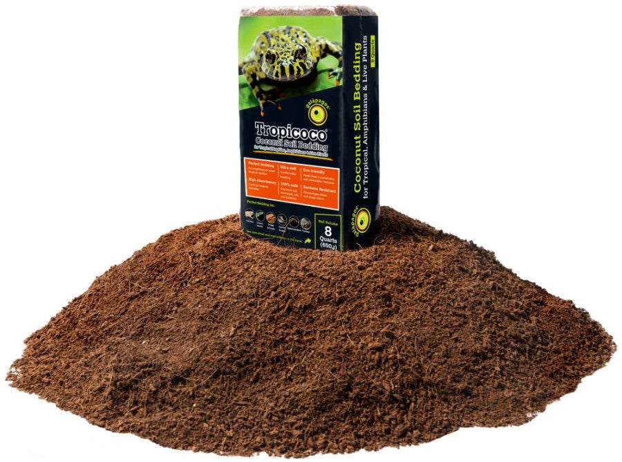 Galápagos Tropicoco Soil Brick Natural Coconut Soil Bedding