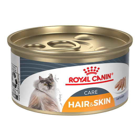 Royal Canin® Feline Care Nutrition™ Hair & Skin Care Loaf In Sauce Canned Cat Food, 3 oz