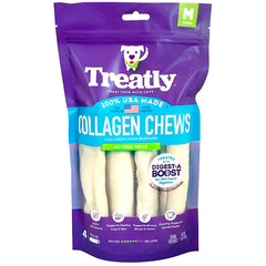 Treatly Collagen Chew Rolls Dog Treats Natural