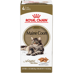 Royal Canin® Feline Breed Nutrition™ Maine Coon Thin Slices In Gravy Adult Canned Cat Food, 3 oz, 4-Pack