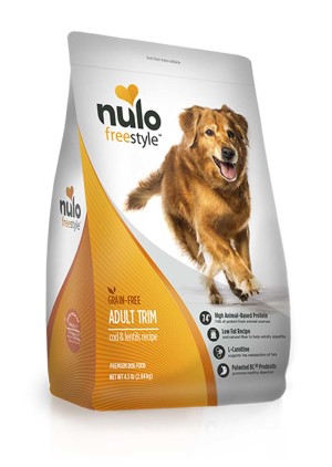 Nulo Adult Trim Grain Free Healthy Weight Dry Dog Food With Bc30 Probiotic Cod And Lentils Recipe