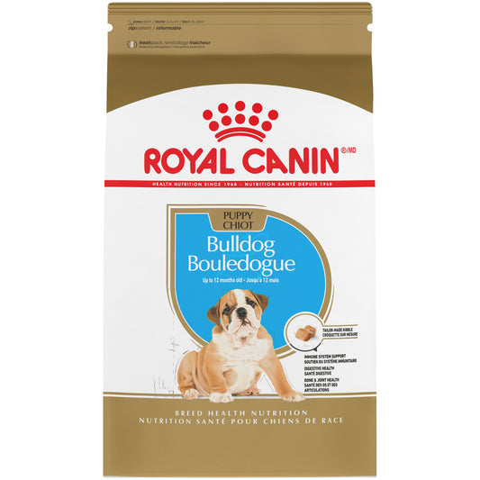 Royal Canin® Breed Health Nutrition® Bulldog Puppy Dry Dog Food, 30 lb