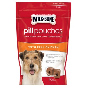 Milk-Bone Pill Pouches with Real Chicken 6oz, single pack
