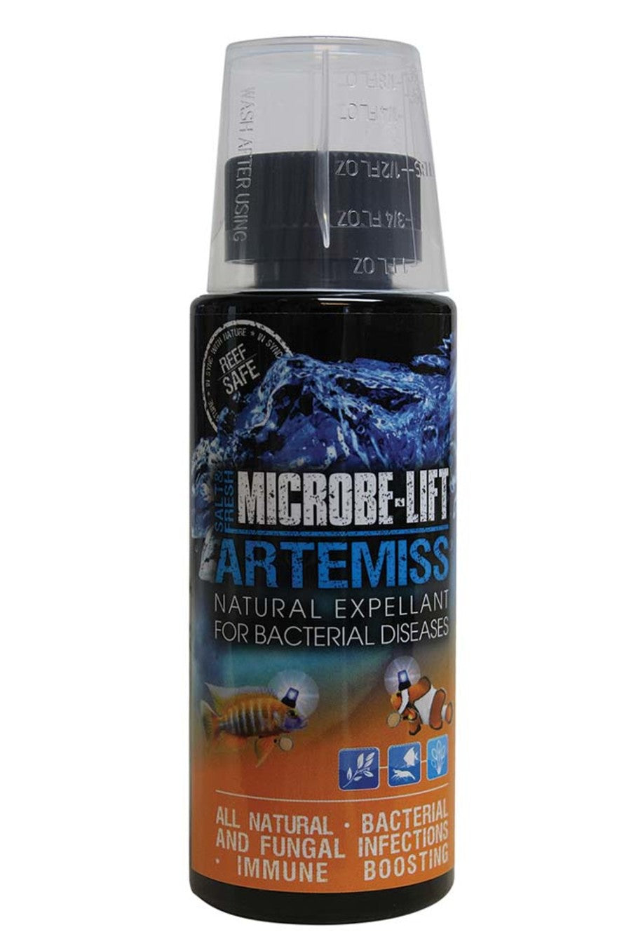 MICROBE-LIFT ART04 Artemiss Immune Booster and Disease Treatment for Fish Health in Freshwater and Saltwater Aquariums, 4 Fl Oz