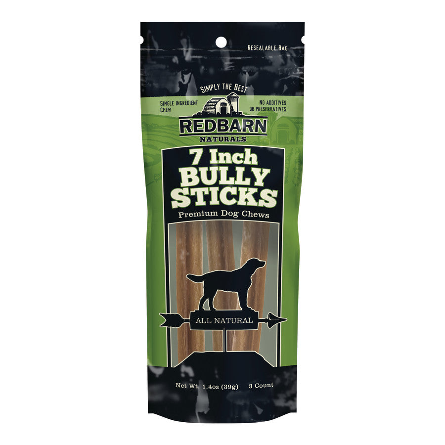 Redbarn Straight Bully Sticks - Long Lasting Dog Chew, All Natural & Odorless Bully Bones
