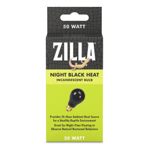Zilla Night Time Black Light Incandescent Heat Bulb