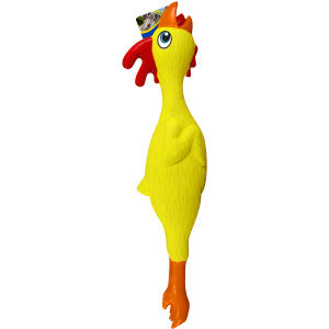 PetSport Naturflex  Chicken Latex Dog Chew Toy | All-Natural Soft, Squeaky, Non-Toxic Rubber Chew Toy | Safe for Indoor Play