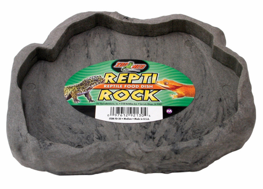 Zoo Med Laboratories Repti Rock Reptiles Food Dish