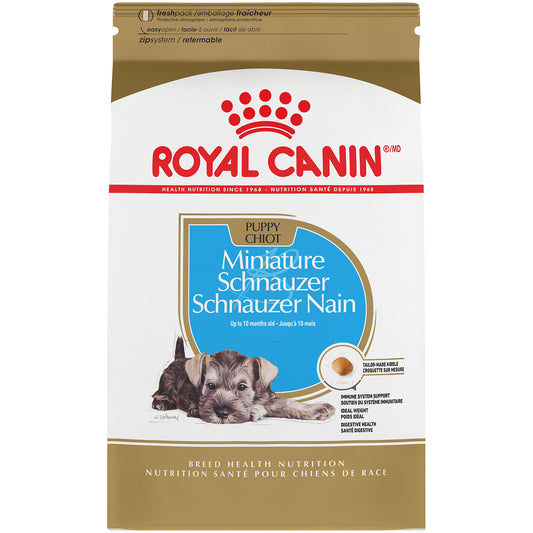 Royal Canin® Breed Health Nutrition® Miniature Schnauzer Puppy Dry Dog Food, 2.5 lb