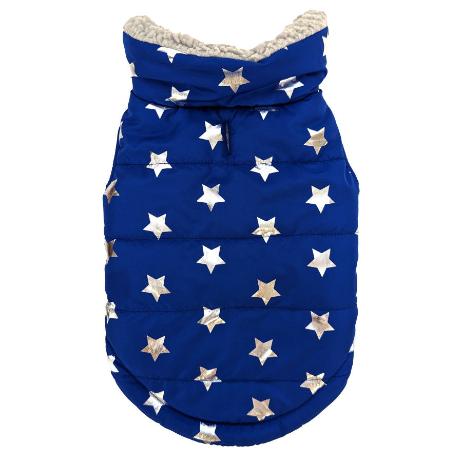 Fashion Pet Starry Night Coat Blue