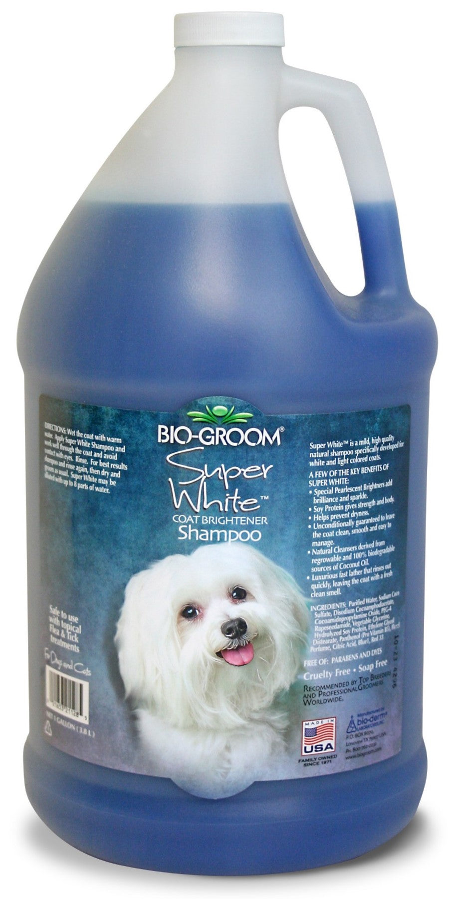 Bio-Groom® Super White™ Coat Brightener Shampoo for Dog 12 Oz